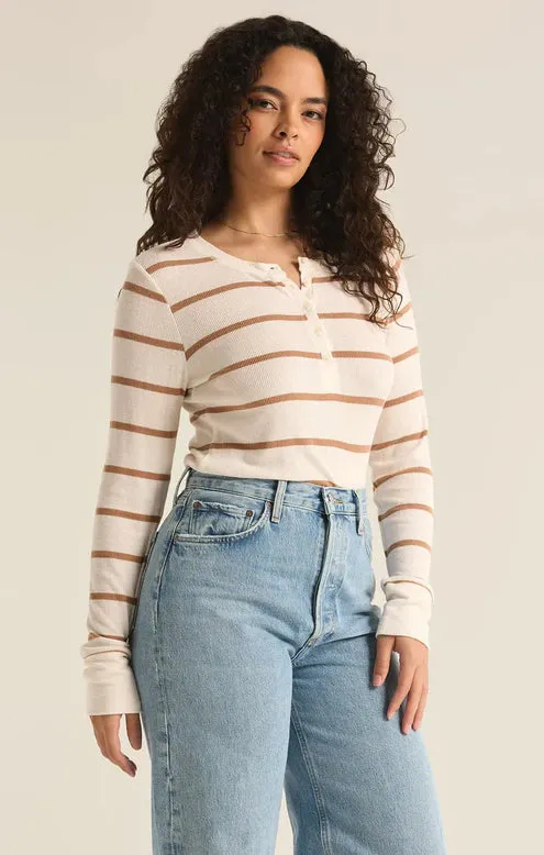 Scarlett Rib Henley- Z Supply sold by Uforia Muse