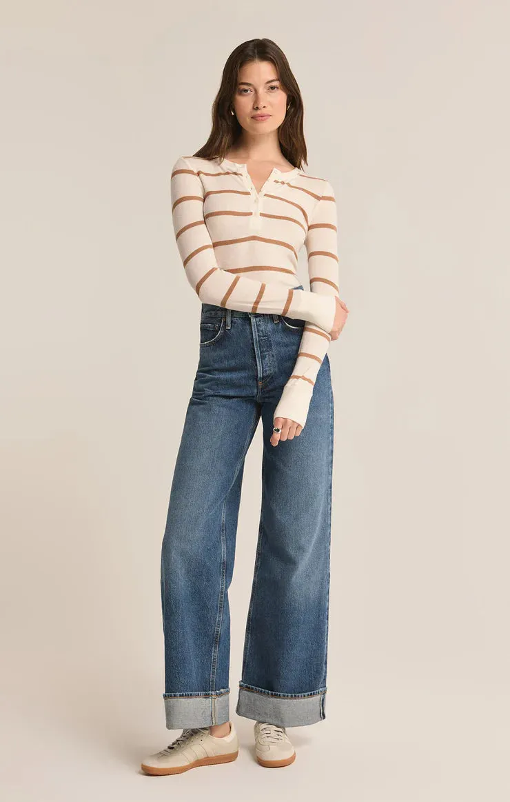 Scarlett Rib Henley- Z Supply sold by Uforia Muse product image thumbnail 2