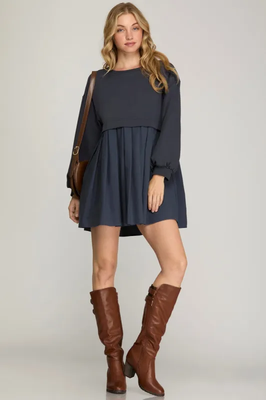 Mix It Up Dress -She & Sky sold by Uforia Muse