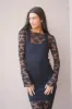 Black Lace Long Sleeve sold by Uforia Muse