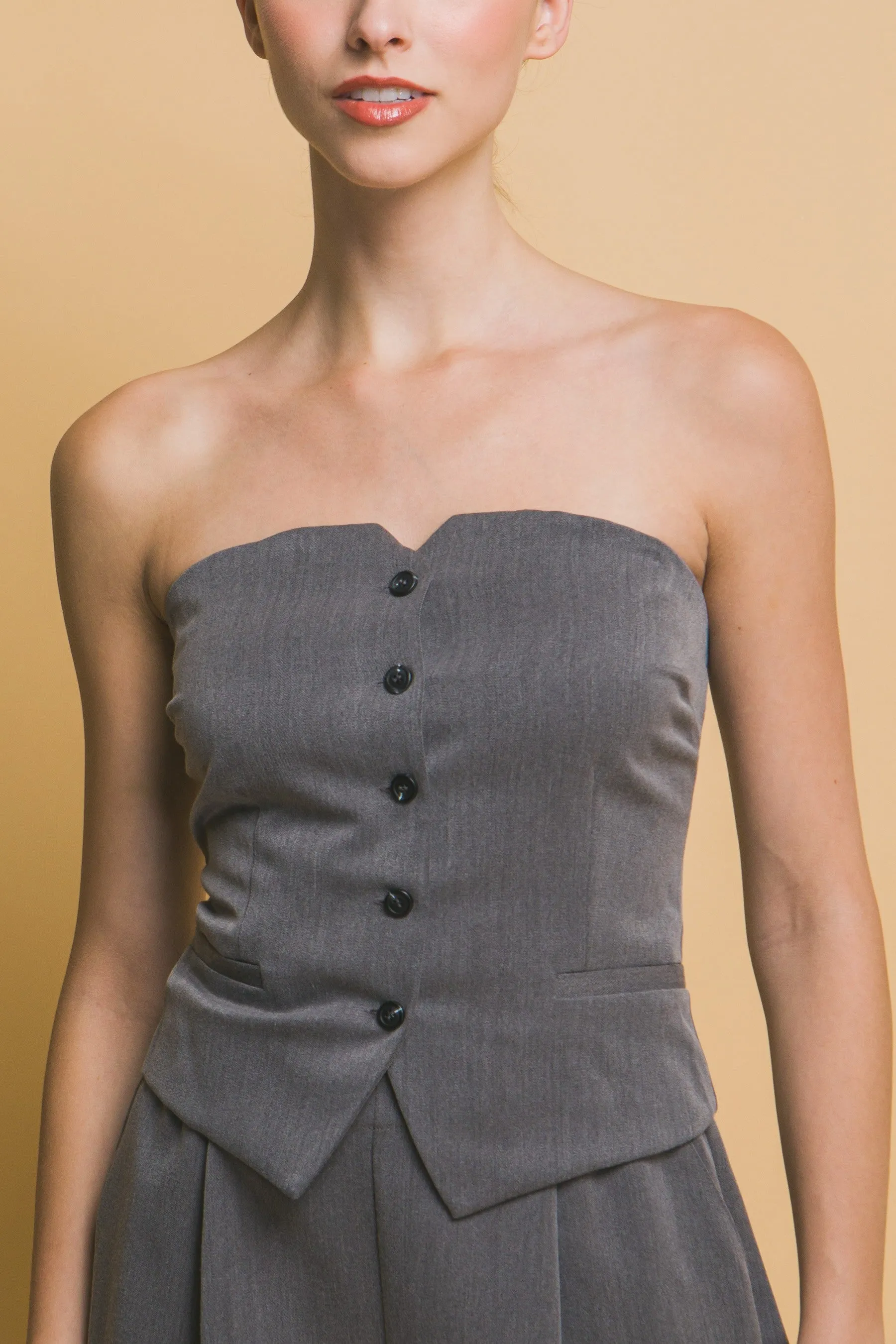 Strapless Vest Top - Love Tree sold by Uforia Muse
