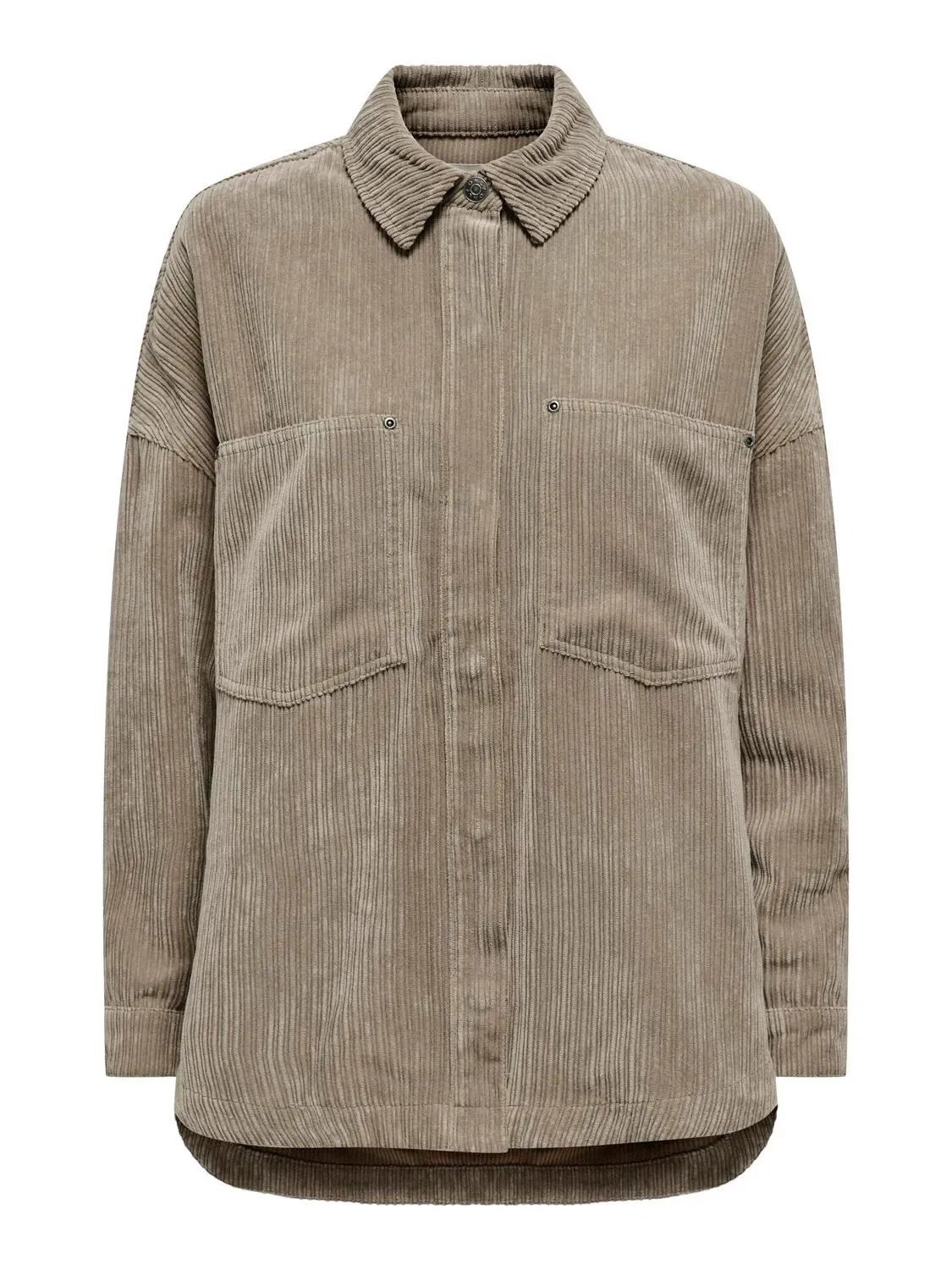 Jannie Cord Shirt- Mushroom sold by Uforia Muse product image thumbnail 4