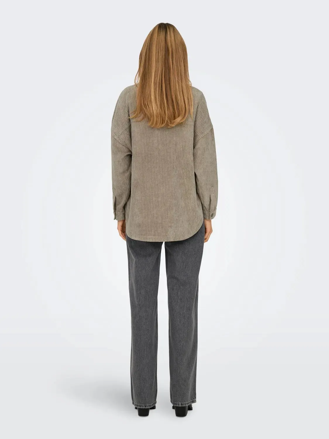 Jannie Cord Shirt- Mushroom sold by Uforia Muse product image thumbnail 2