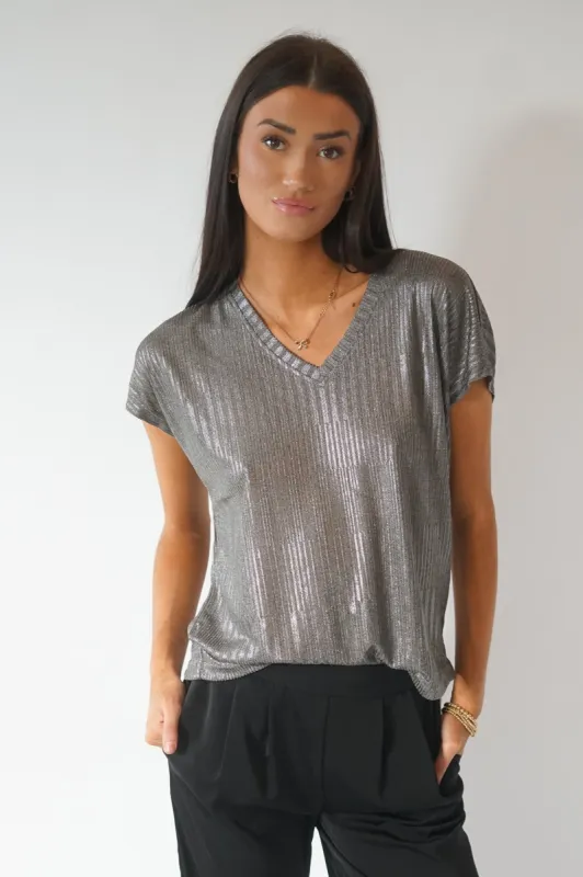 Mirinda Metallic Top- Only made by Uforia Muse