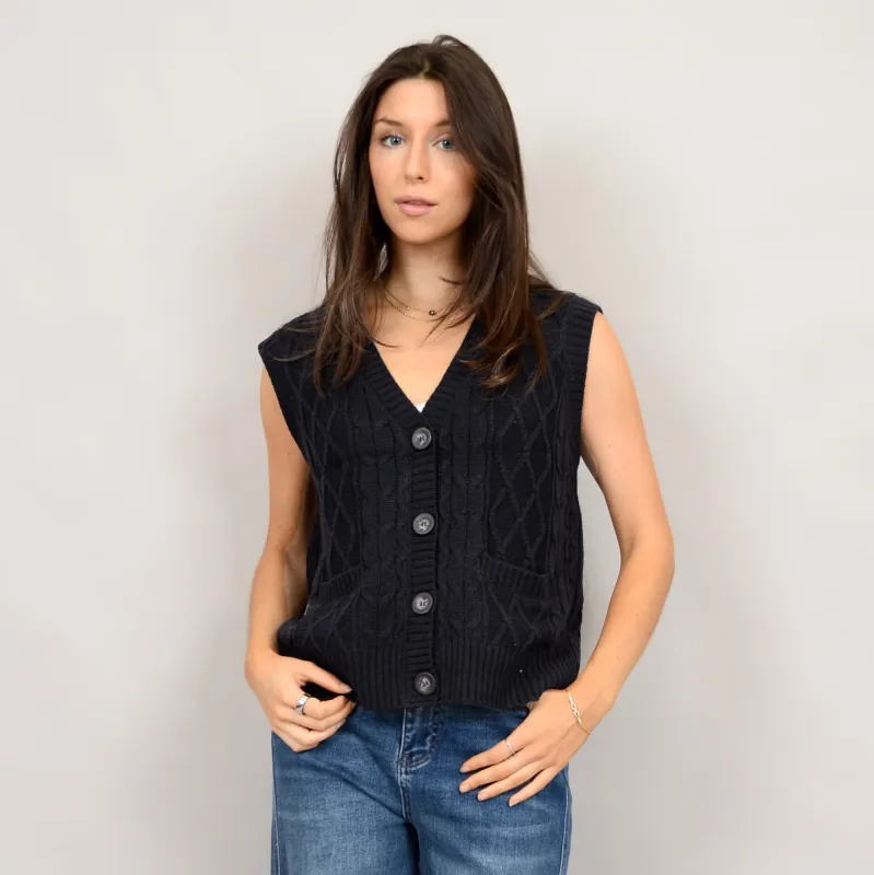 Remy Sweater Vest- Rd Style sold by Uforia Muse