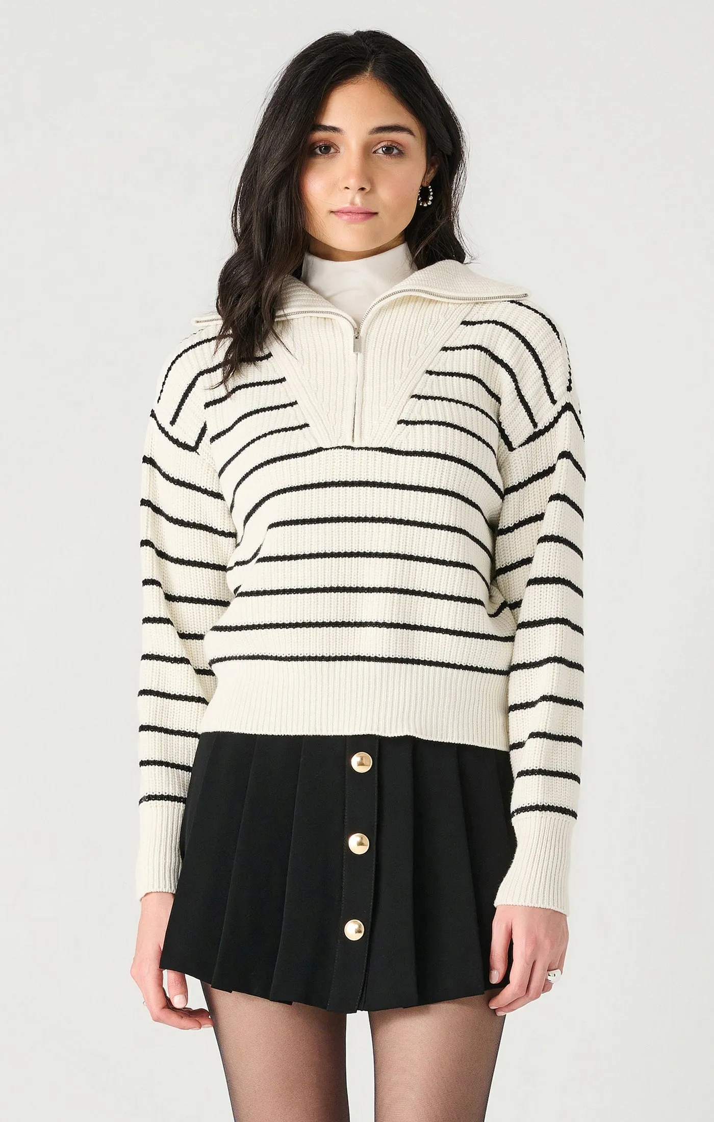 Nautical Zip Pullover sold by Uforia Muse