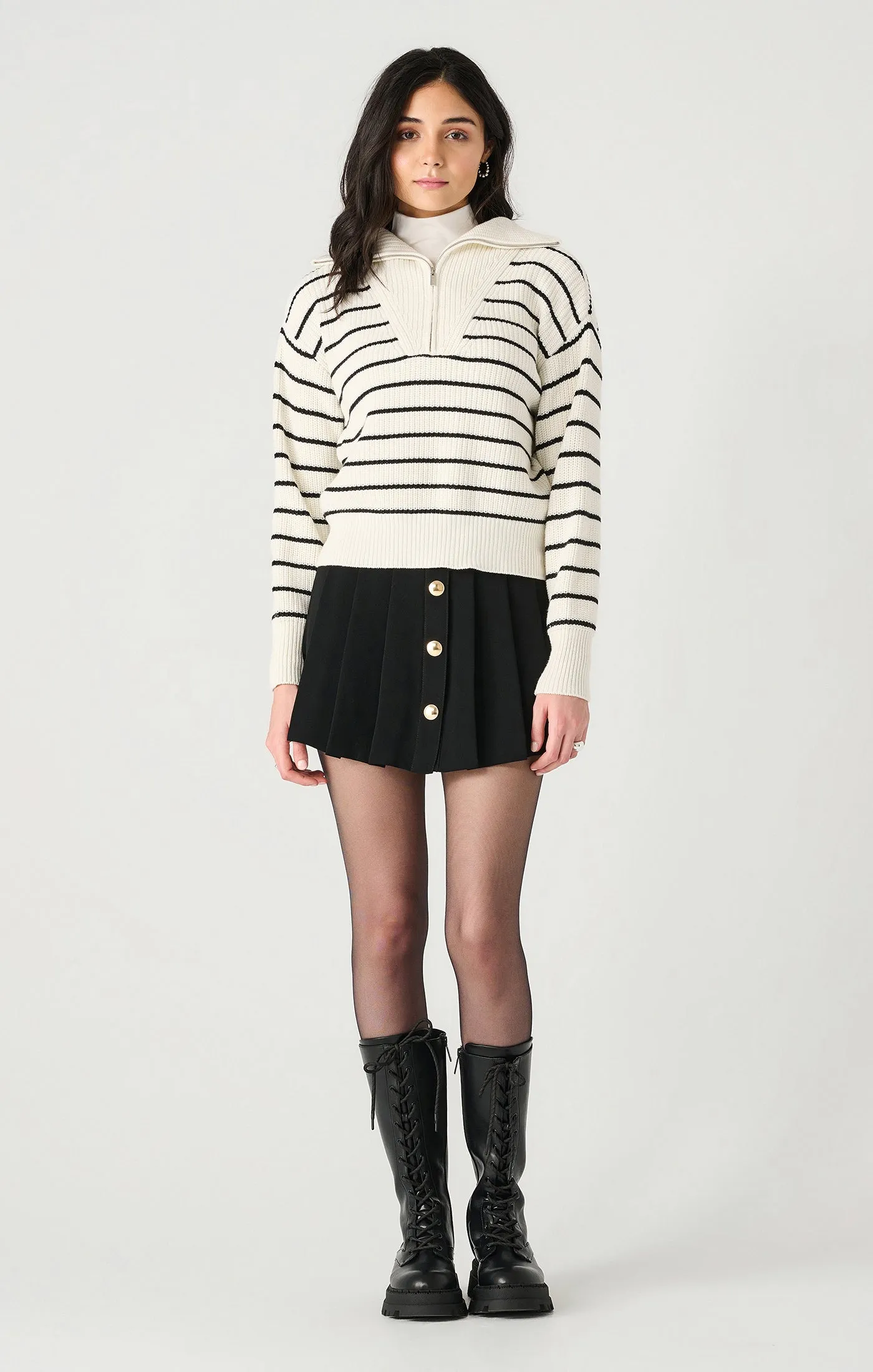 Nautical Zip Pullover sold by Uforia Muse product image thumbnail 3