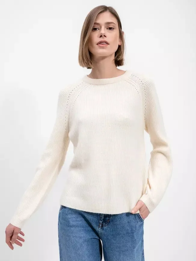 Fia Mockneck Sweater- Birch sold by Uforia Muse