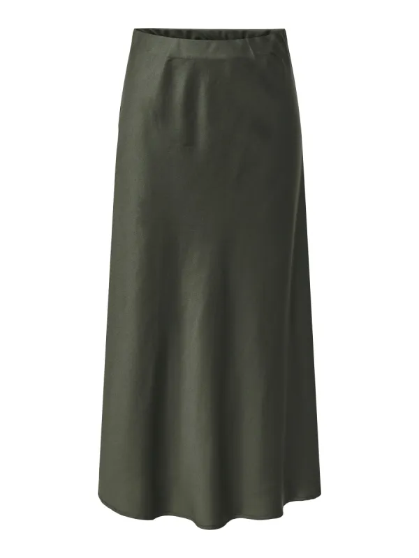 Jane Satin Bias Skirt-2 Colours- Only sold by Uforia Muse