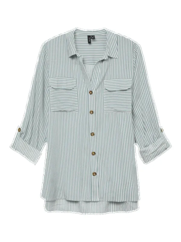 Bumpy Stripe Shirt-Vero Moda sold by Uforia Muse