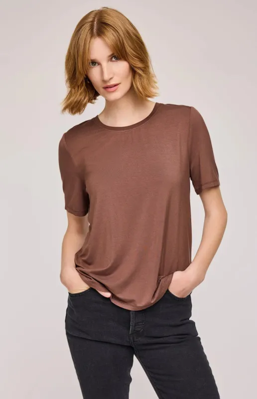 Brielle Tee- Gentle fawn sold by Uforia Muse