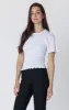 Smocking Top-Black Tape sold by Uforia Muse