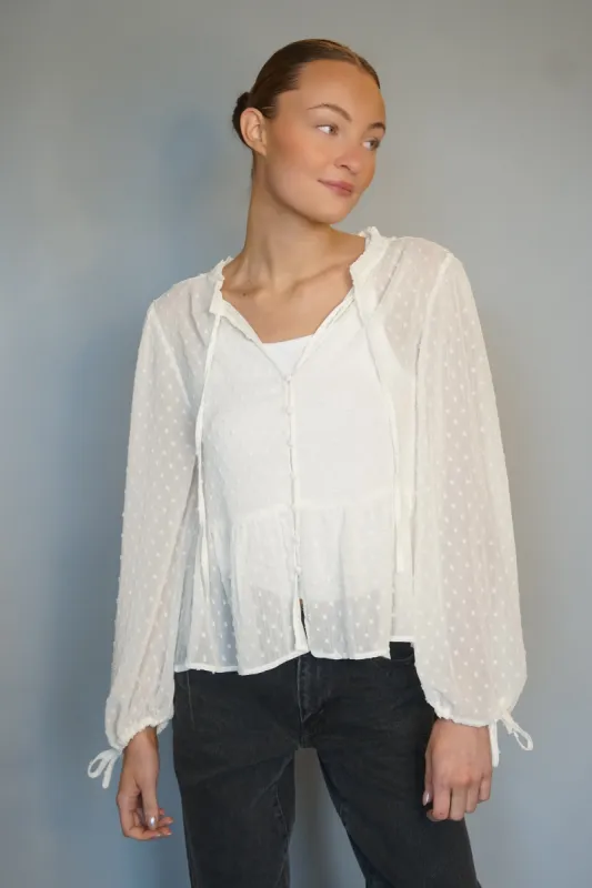 Tricia Puff LS Top- Rd Style sold by Uforia Muse