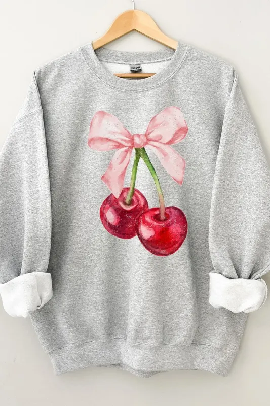 Cherry Sweatshirt sold by Uforia Muse