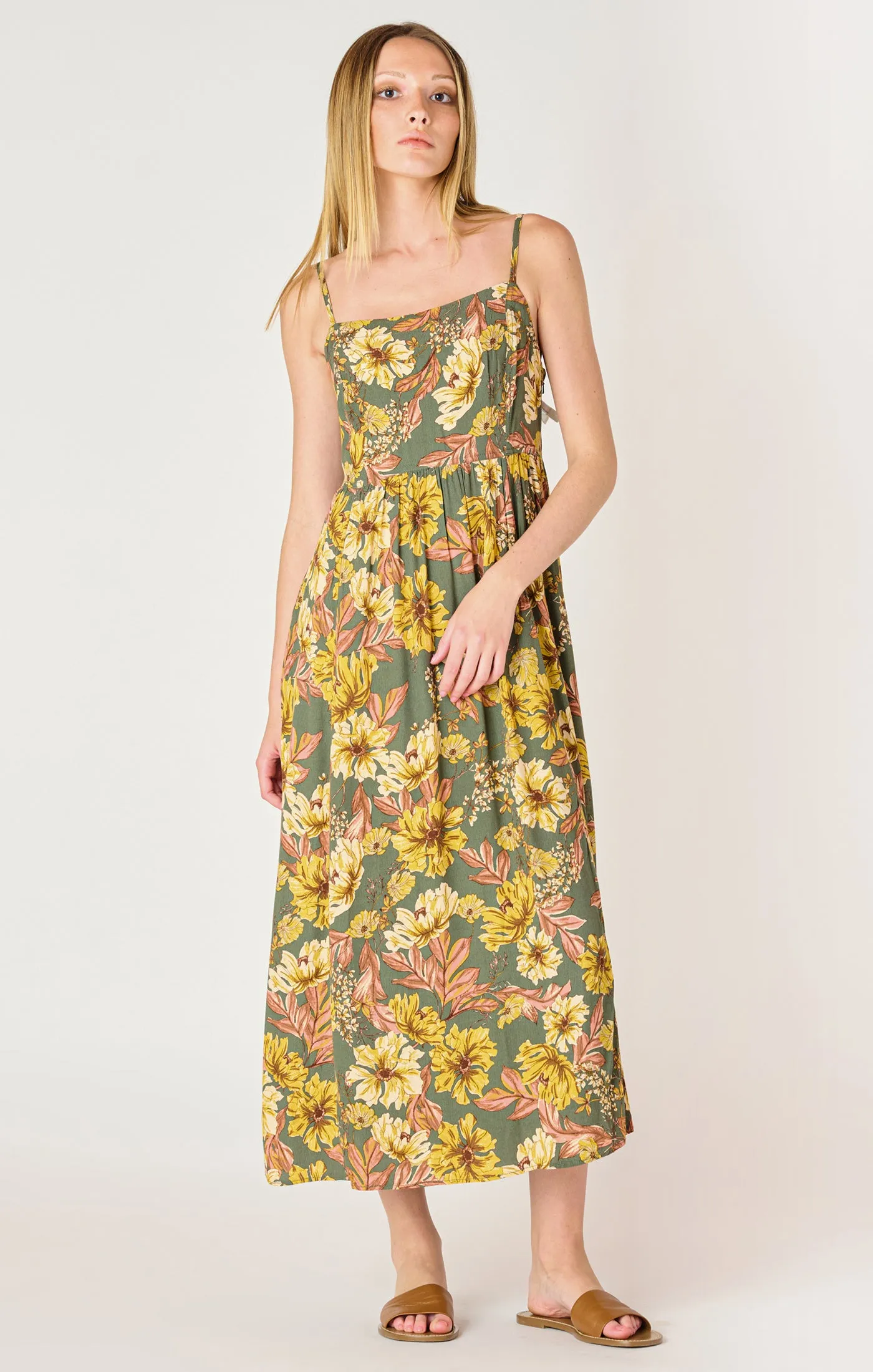 Floral Tie Back Dress - Dex sold by Uforia Muse