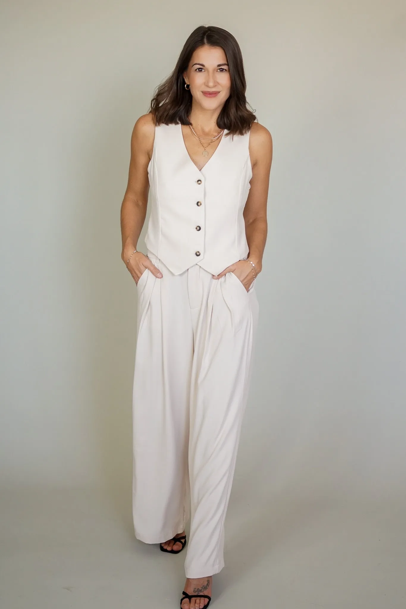 NYX Trouser-Sandstone- Rd Style sold by Uforia Muse product image thumbnail 3