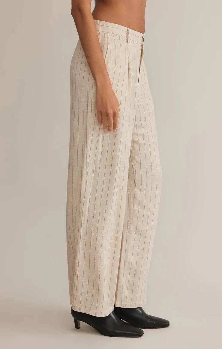 Benett Pinstripe Trouser- z Supply sold by Uforia Muse product image thumbnail 4