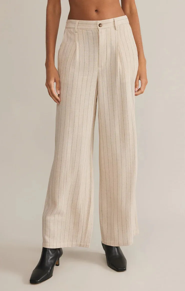 Benett Pinstripe Trouser- z Supply sold by Uforia Muse