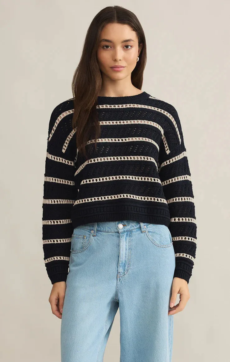 Estero Stripe Sweater- Z Supply sold by Uforia Muse product image thumbnail 3