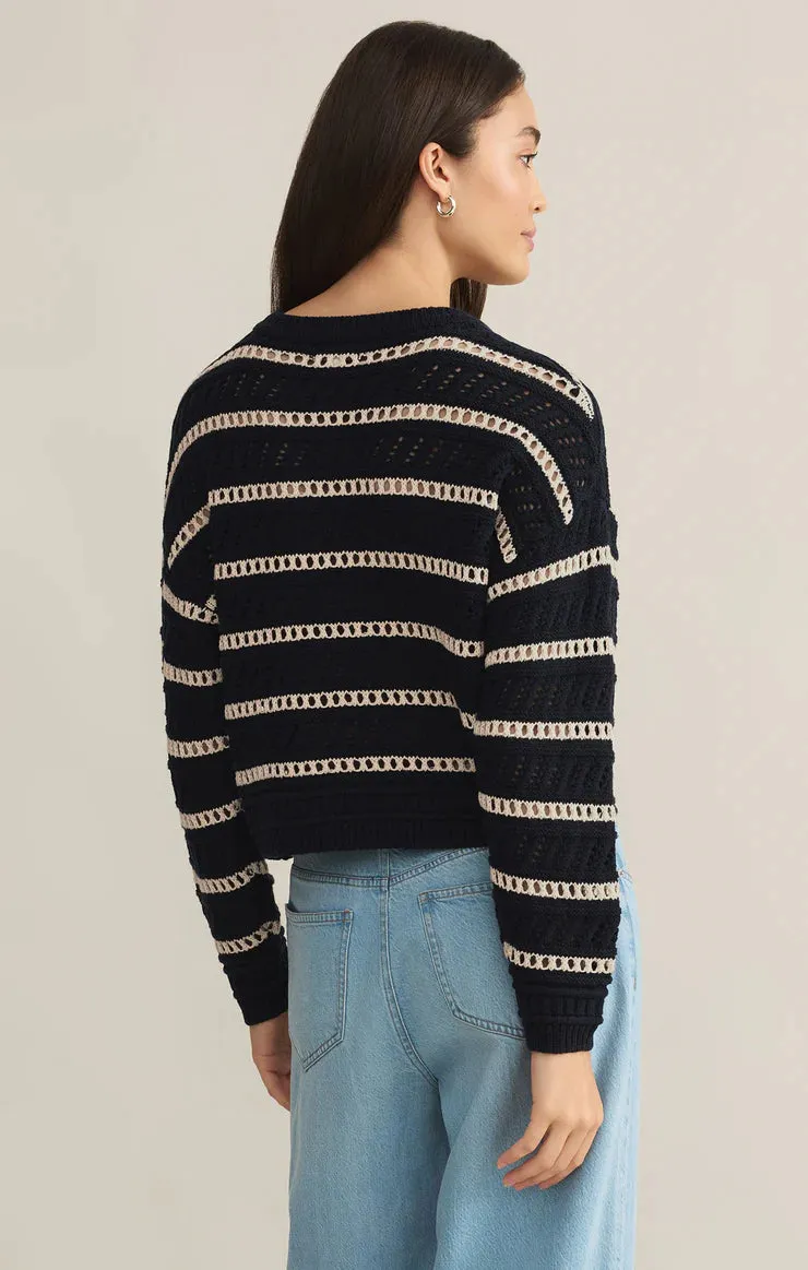 Estero Stripe Sweater- Z Supply sold by Uforia Muse product image thumbnail 2