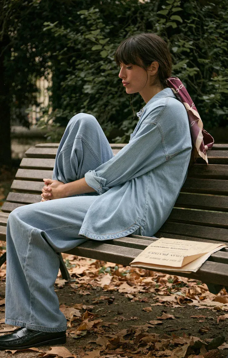 Denim Jacket-Lt V.Indigo- Z Supply sold by Uforia Muse product image thumbnail 2