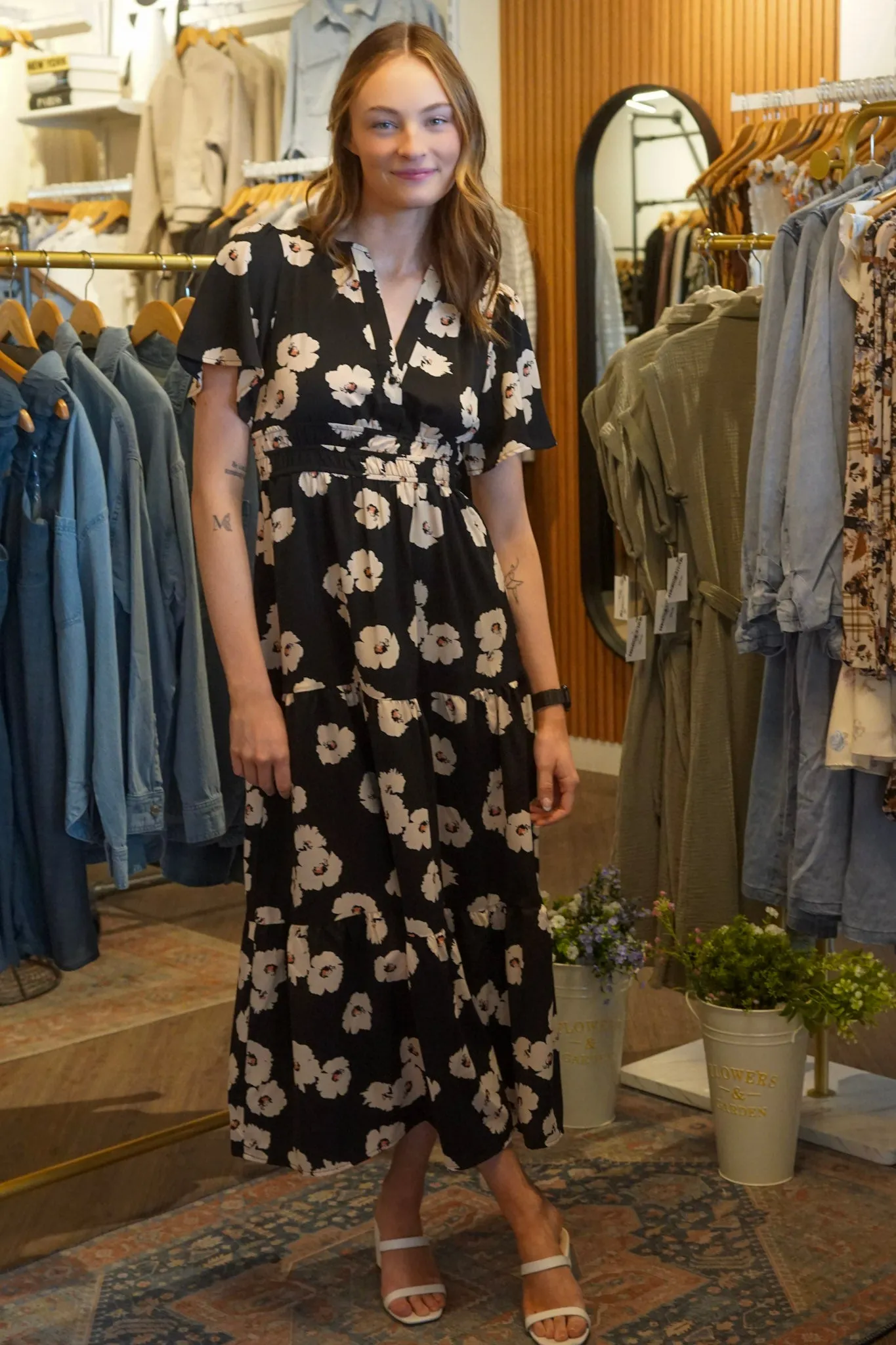 Margaret Dress- Pink Martini sold by Uforia Muse