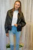 Dexter Vegan Leather Bomber sold by Uforia Muse