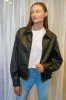 Dexter Vegan Leather Bomber sold by Uforia Muse