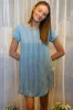 Echo Striped Shift Dress sold by Uforia Muse