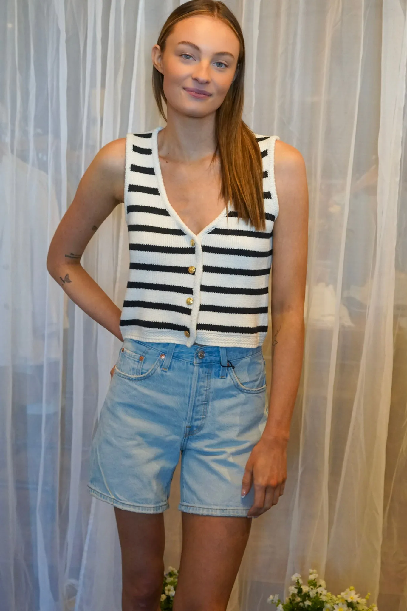 Meta Knit Vest- Rd Style sold by Uforia Muse