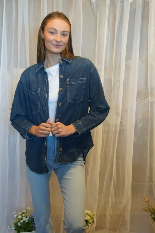 Iris Denim Overshirt- Levi's sold by Uforia Muse