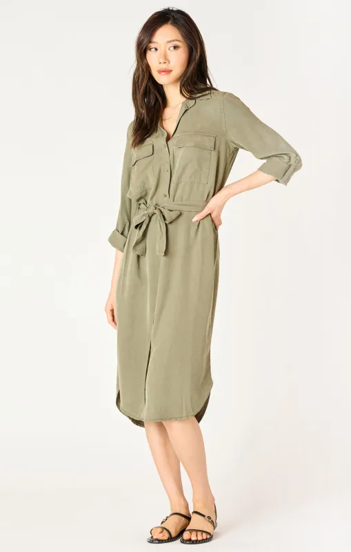 Utility Army Dress- Dex sold by Uforia Muse