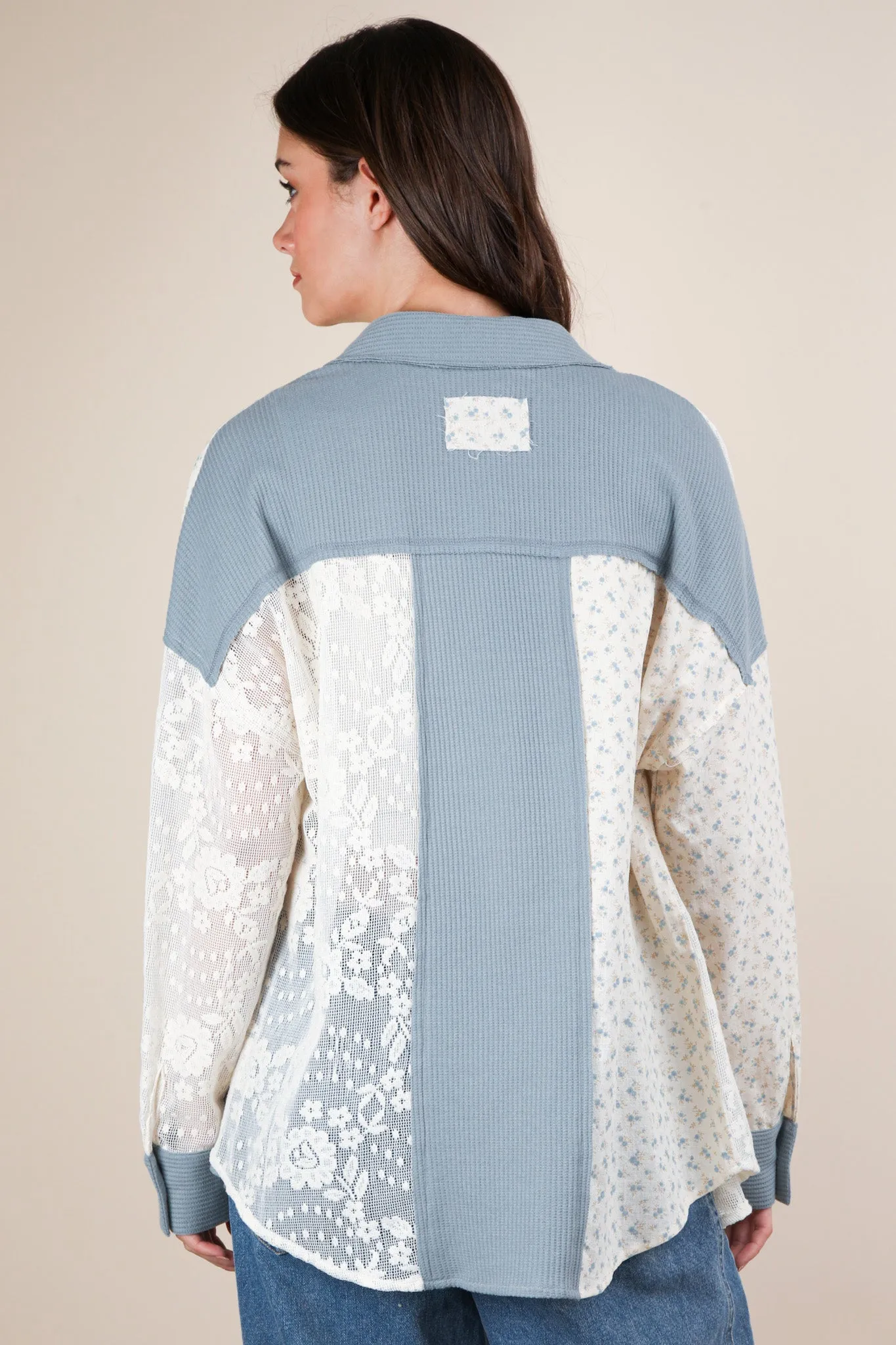 Patchwork Shirt sold by Uforia Muse product image thumbnail 3