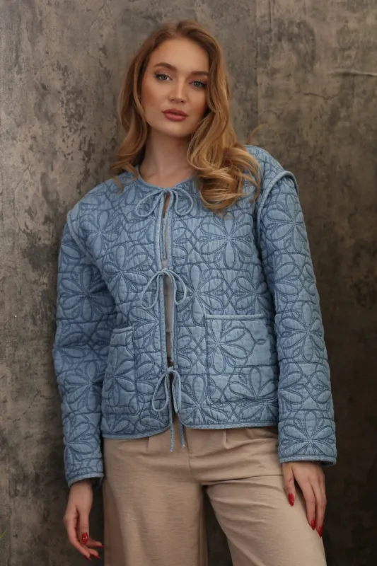 Charlotte Quilted Jacket sold by Uforia Muse