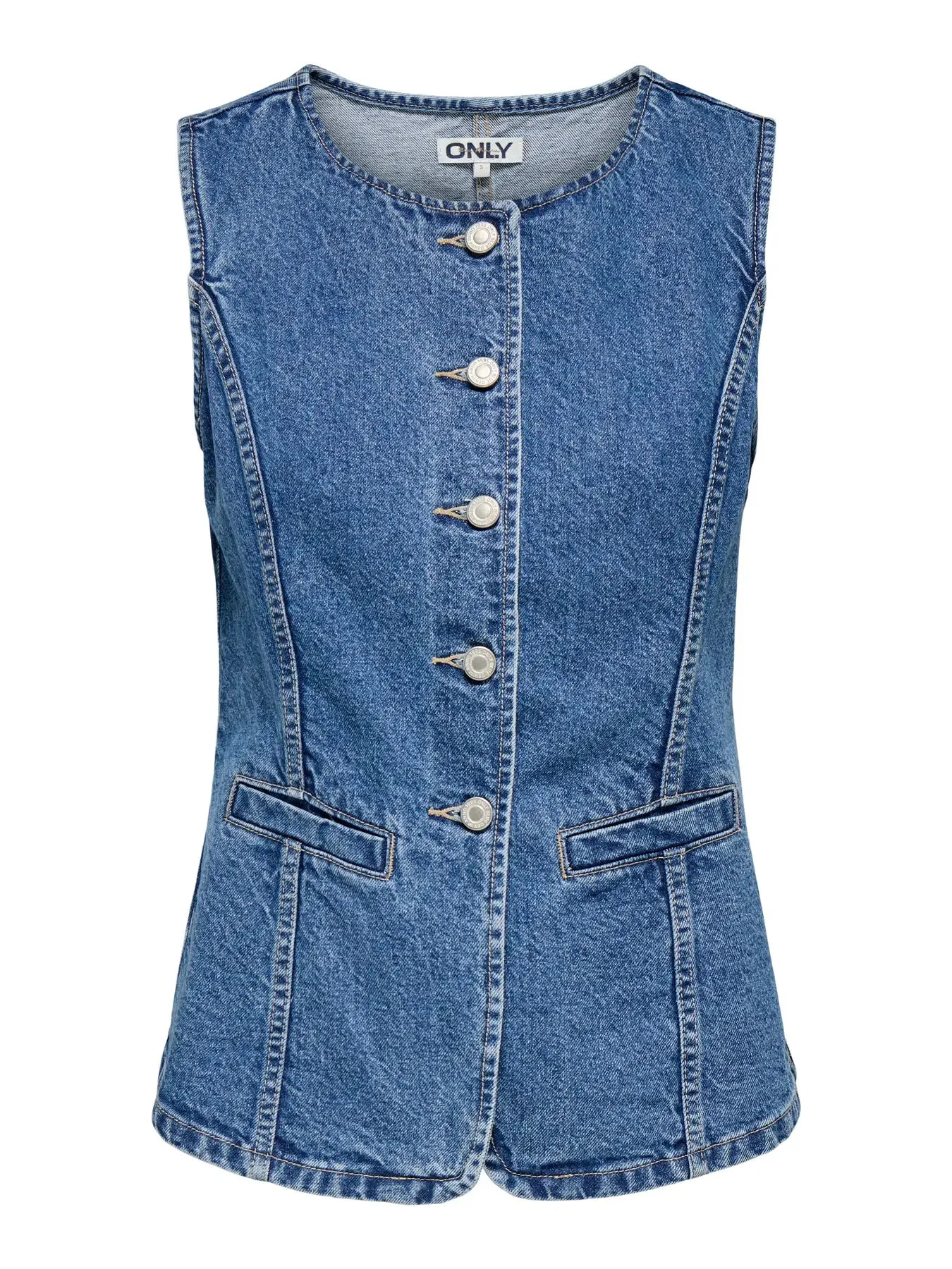 Giulina Denim Vest- Only sold by Uforia Muse product image thumbnail 4