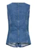 Giulina Denim Vest- Only sold by Uforia Muse