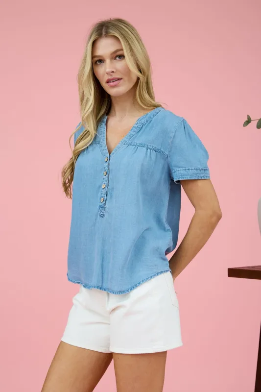 True Blue Shirt sold by Uforia Muse