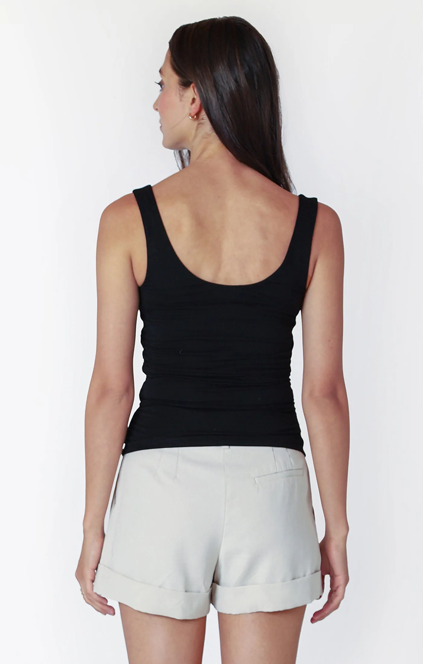 Easy Stretch Tank- 2 Colours-Black Tape sold by Uforia Muse product image thumbnail 2