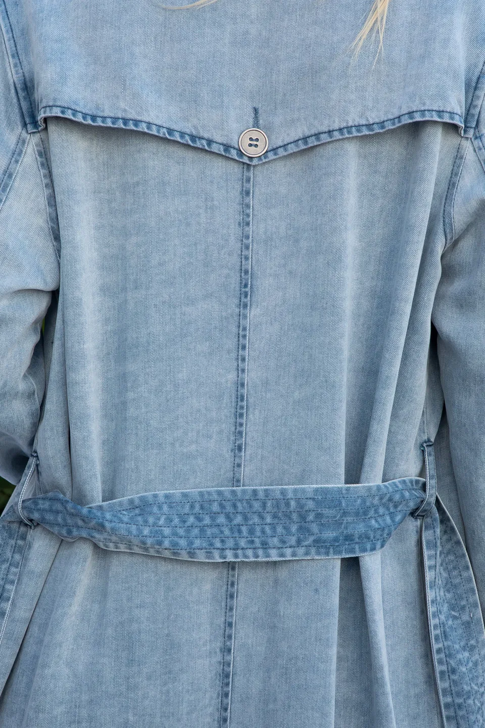 Olivia Tencel Denim Trench sold by Uforia Muse product image thumbnail 4