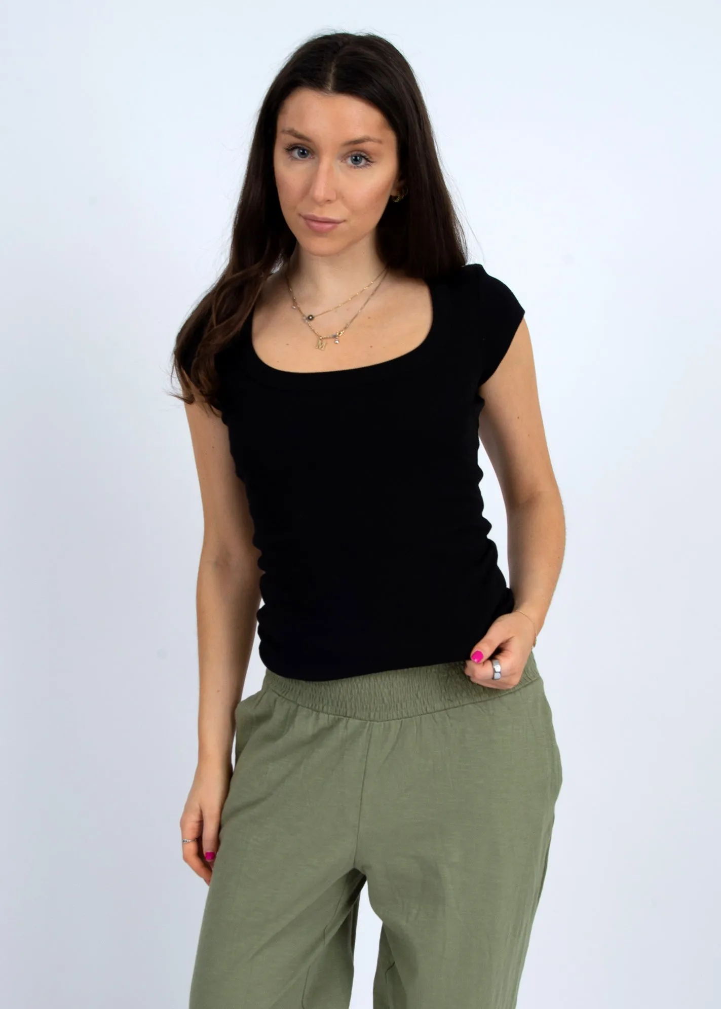 Scottie Scoop Tee- Rd Style sold by Uforia Muse product image thumbnail 2