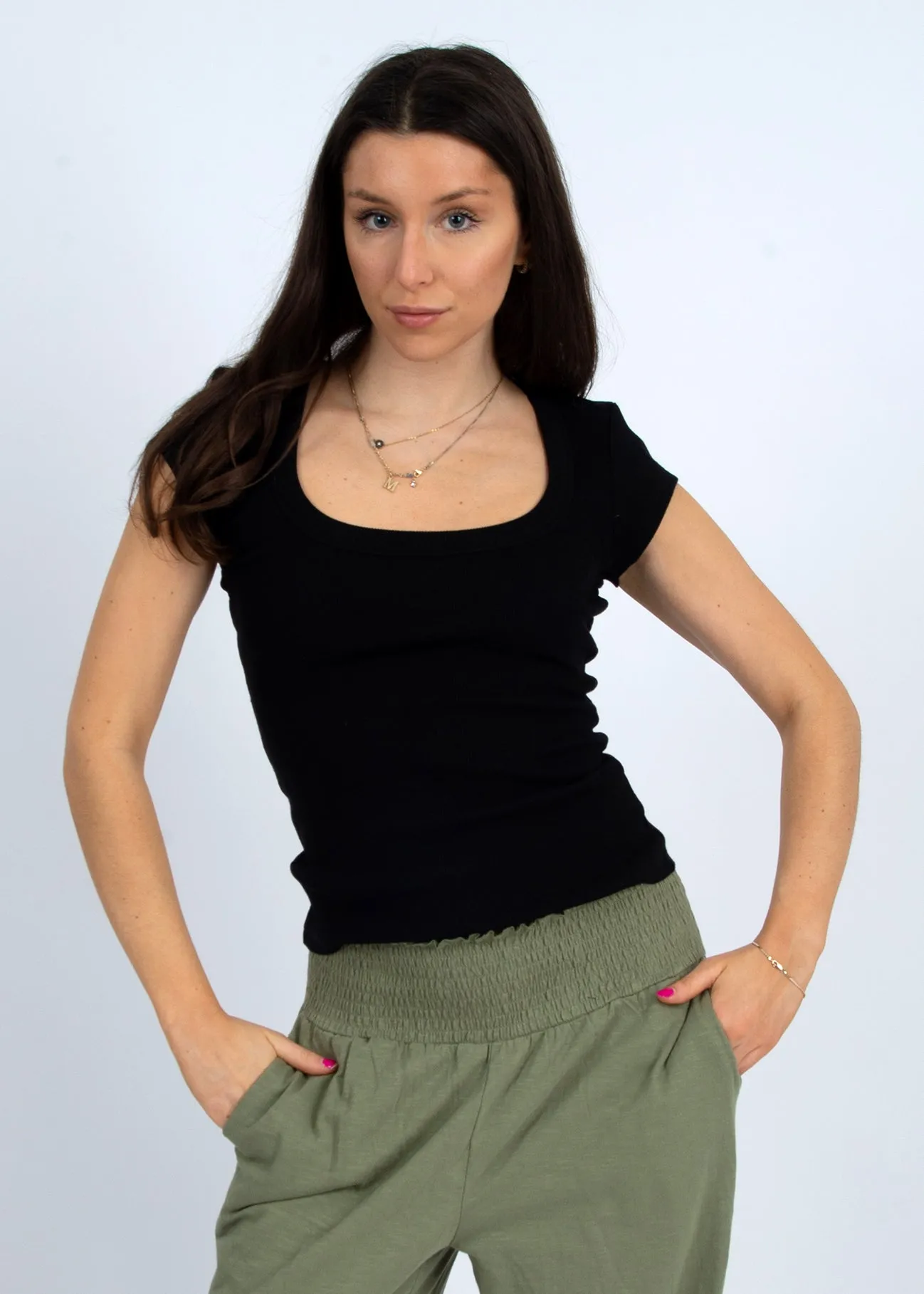 Scottie Scoop Tee- Rd Style sold by Uforia Muse product image thumbnail 3