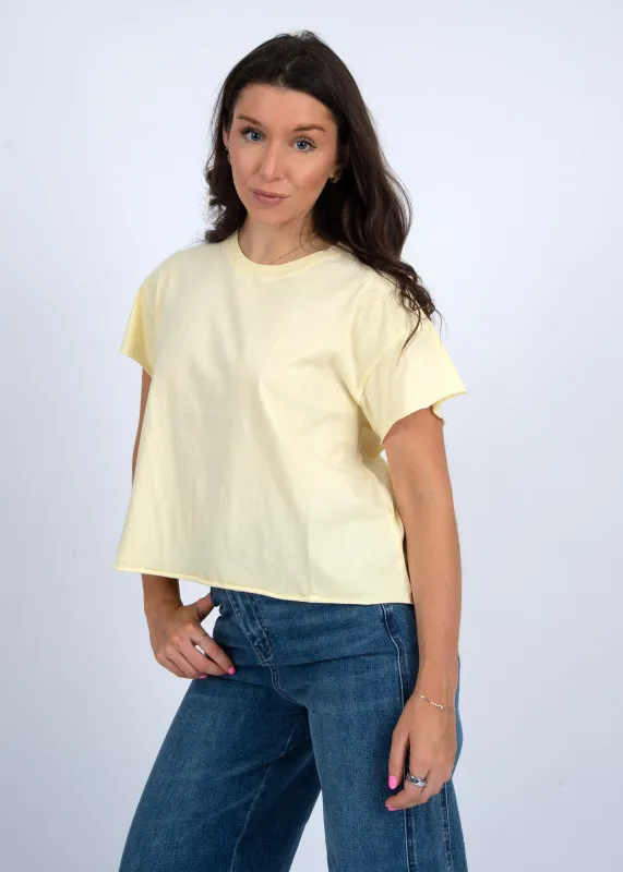 Tara Tee- Double Cream- Rd Style sold by Uforia Muse