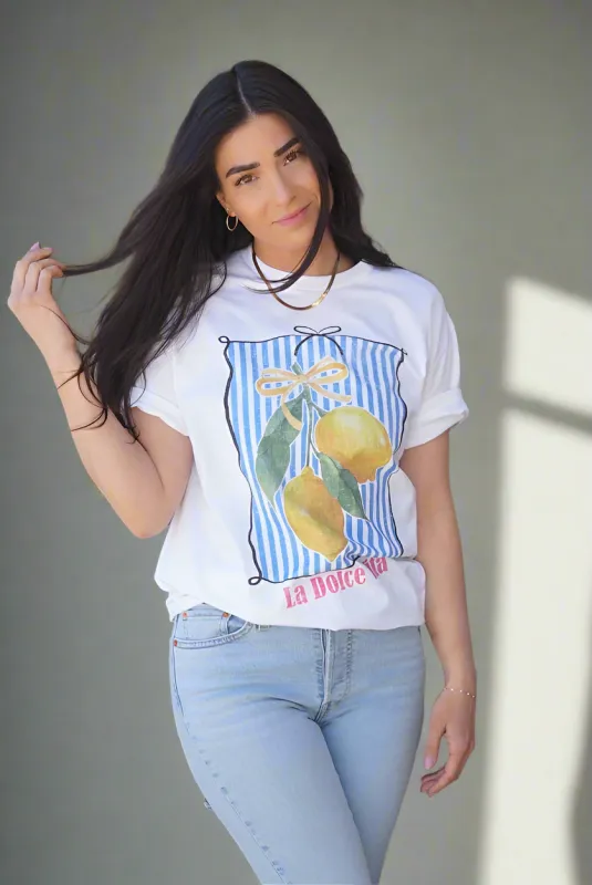La Dolce Vita Tee -Shop Teach sold by Uforia Muse