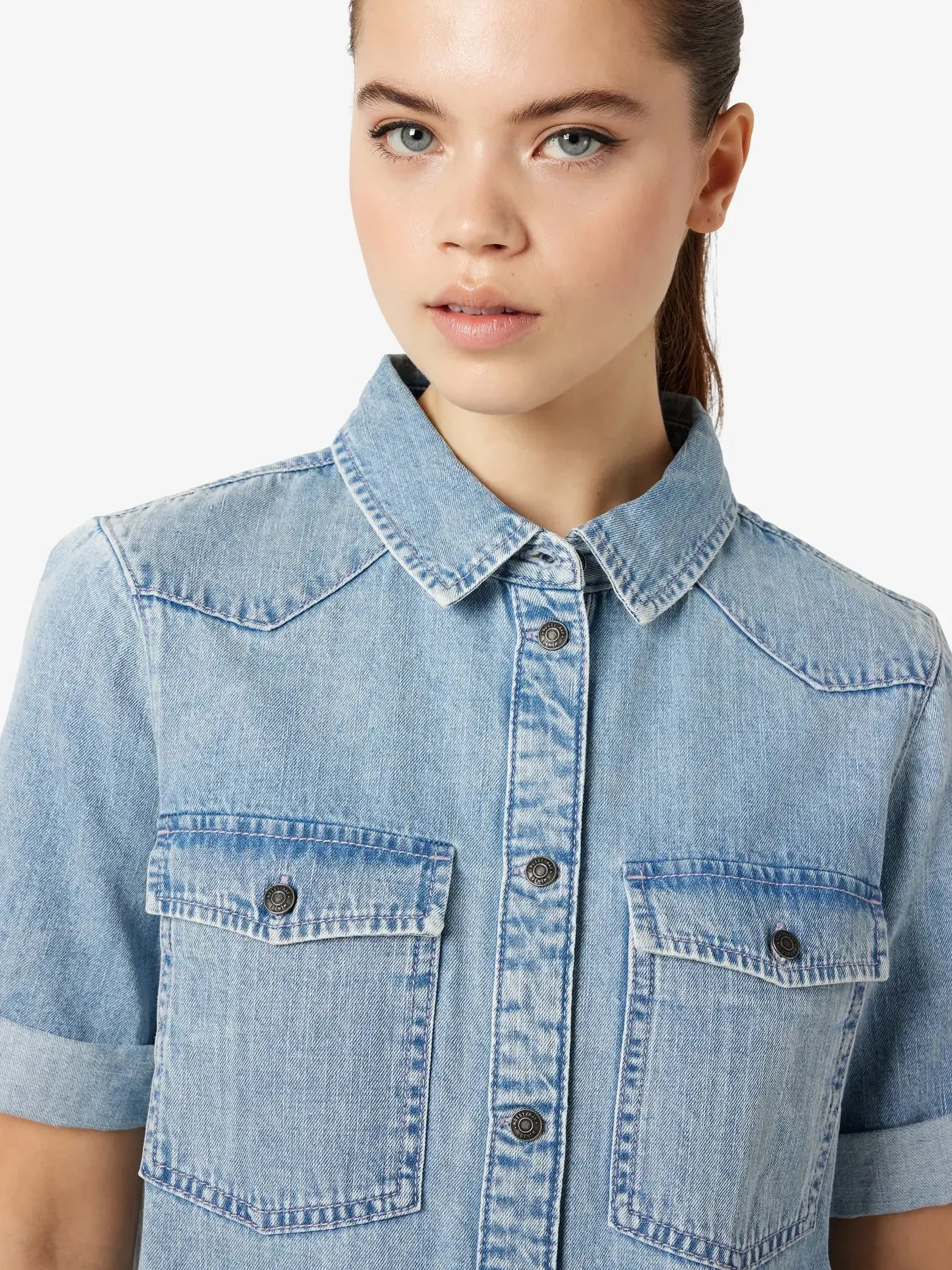 Signe Denim Dress- Noisy May sold by Uforia Muse product image thumbnail 4