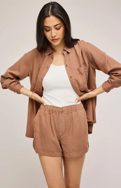 Ozzy Shirt-Brn- Gentle Fawn sold by Uforia Muse