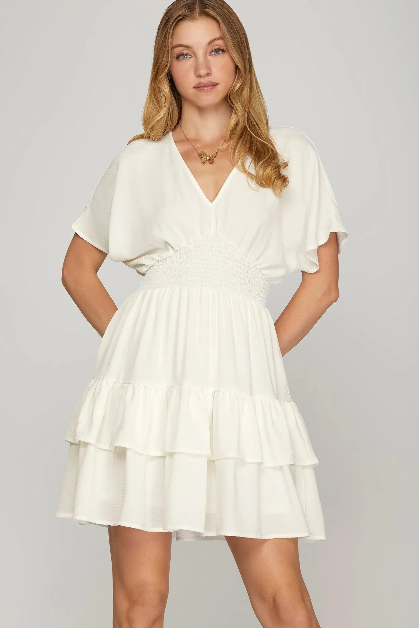 Brea Tiered Dress - She & Sky sold by Uforia Muse