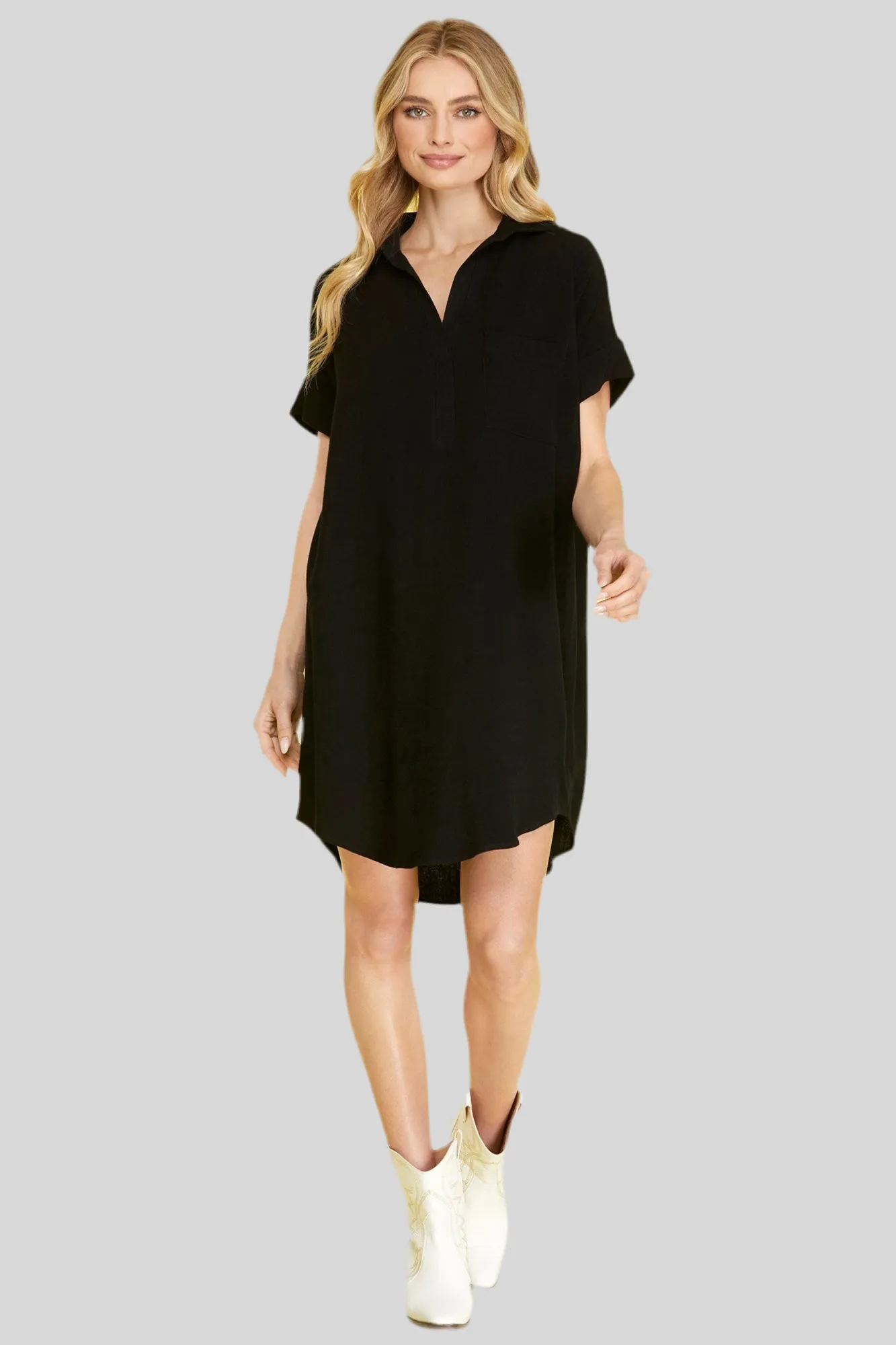 Hazel Collared Tunic - She & Sky sold by Uforia Muse product image thumbnail 3