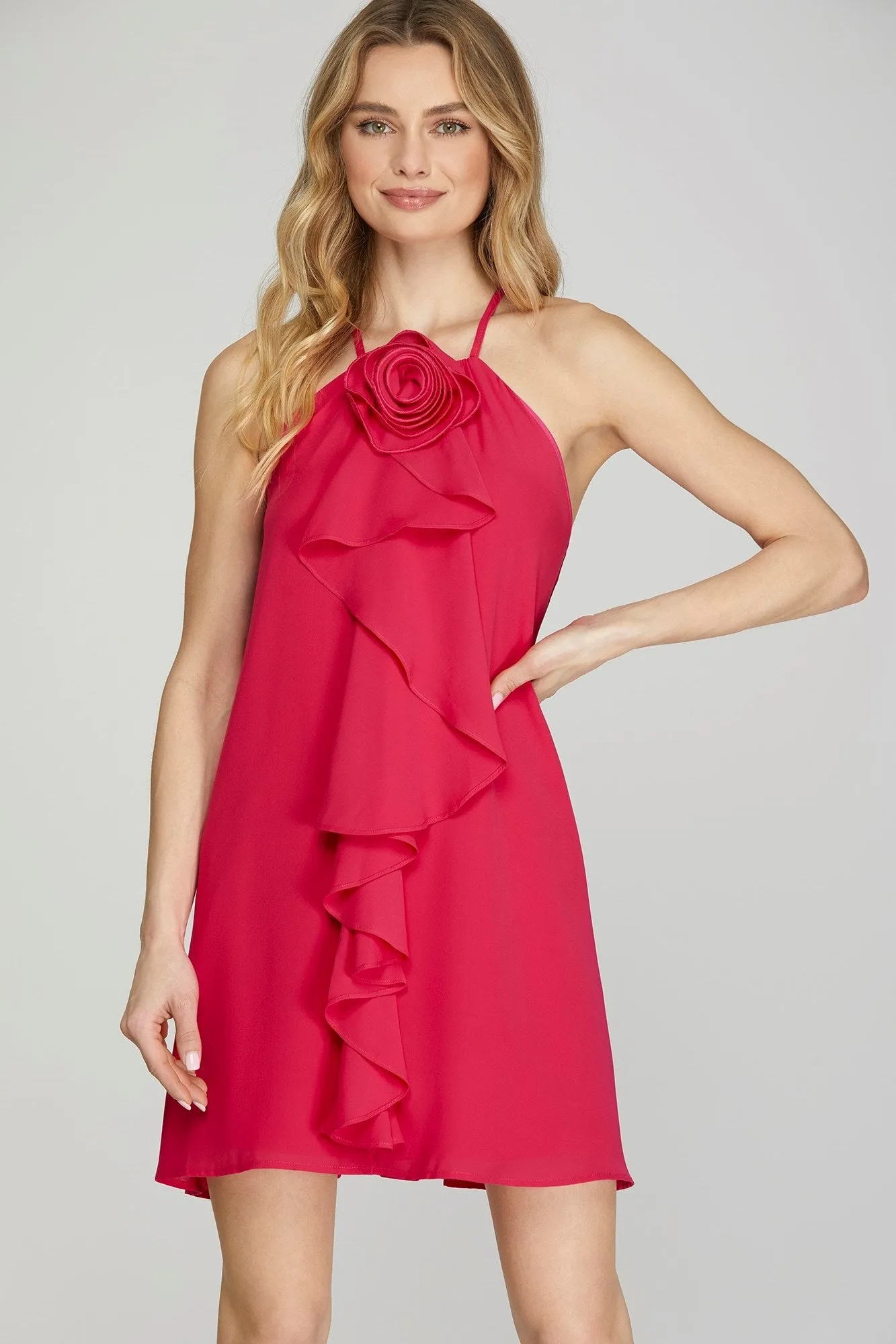 Rosette Dress sold by Uforia Muse