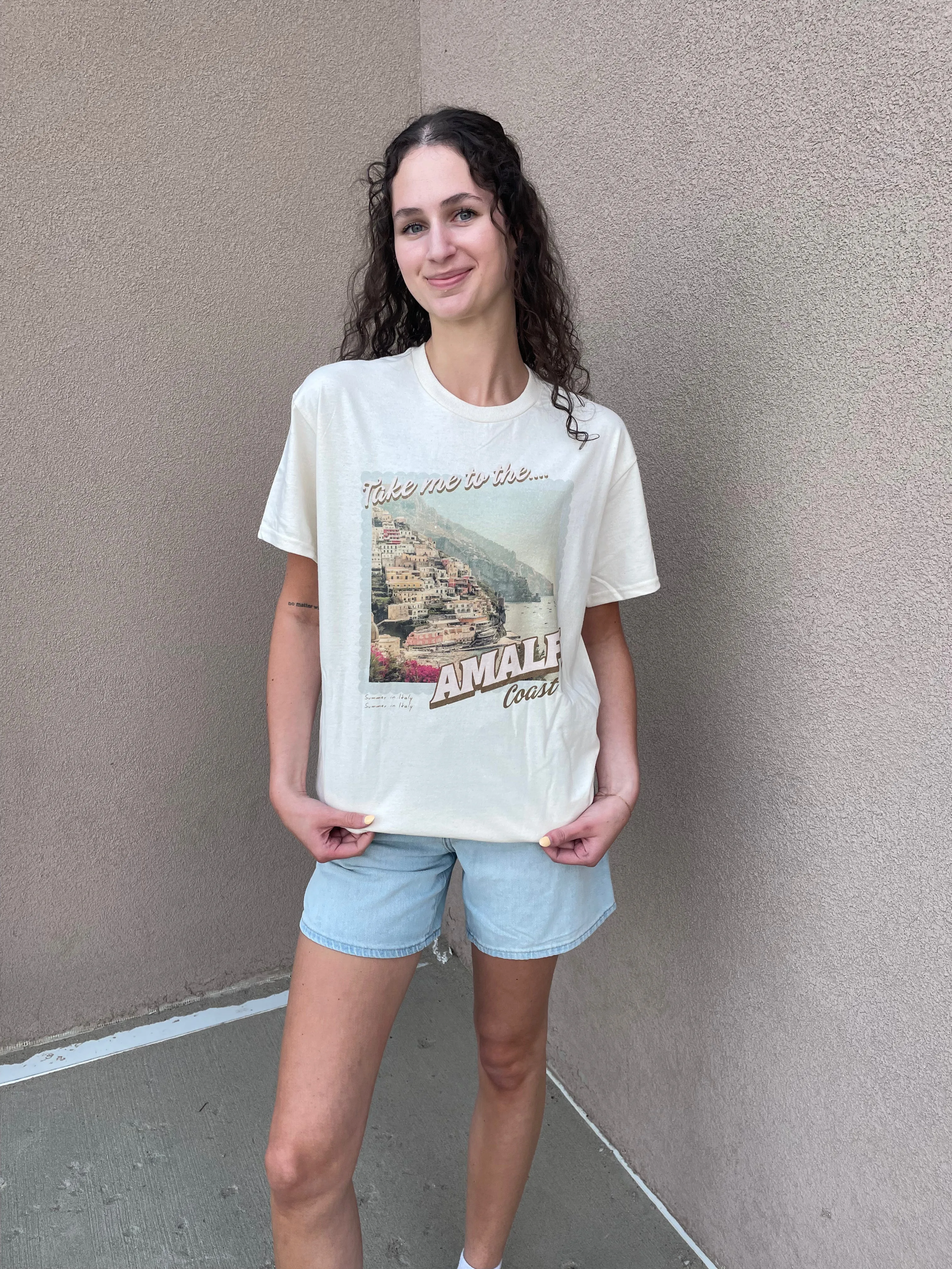 Amalfi Coast Tee sold by Uforia Muse
