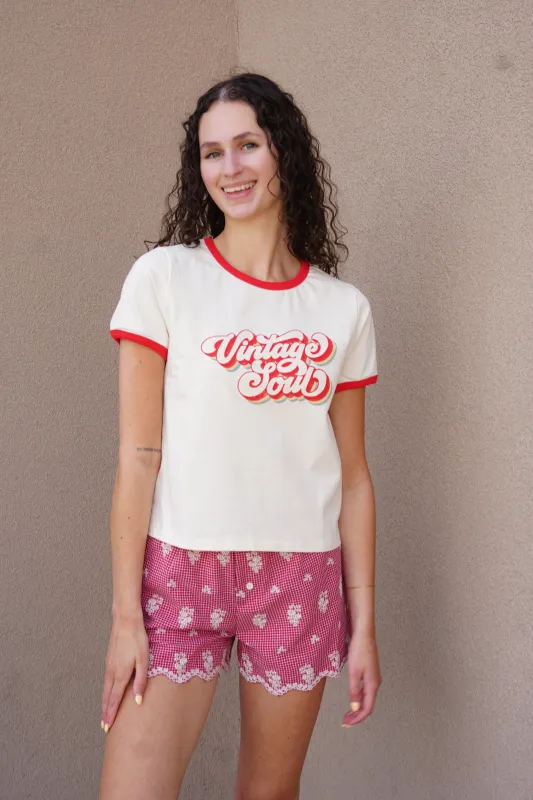 Vintage Soul Graphic Ringer sold by Uforia Muse